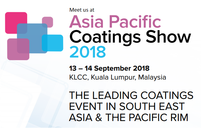 Asia Pacific Coatings Show 2018 – Malaysia